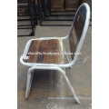 reclaimed wood industrial chair for restaurant banquets